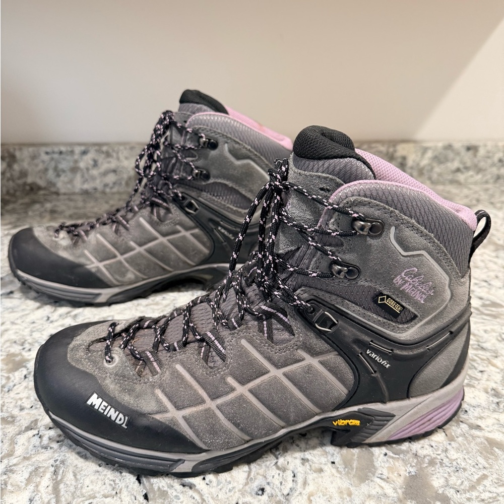 Cabelas Meindl Lite Hiking Boots~Waterproof~ Gore Tex ~Womens 9.5~Snow Winter~EC